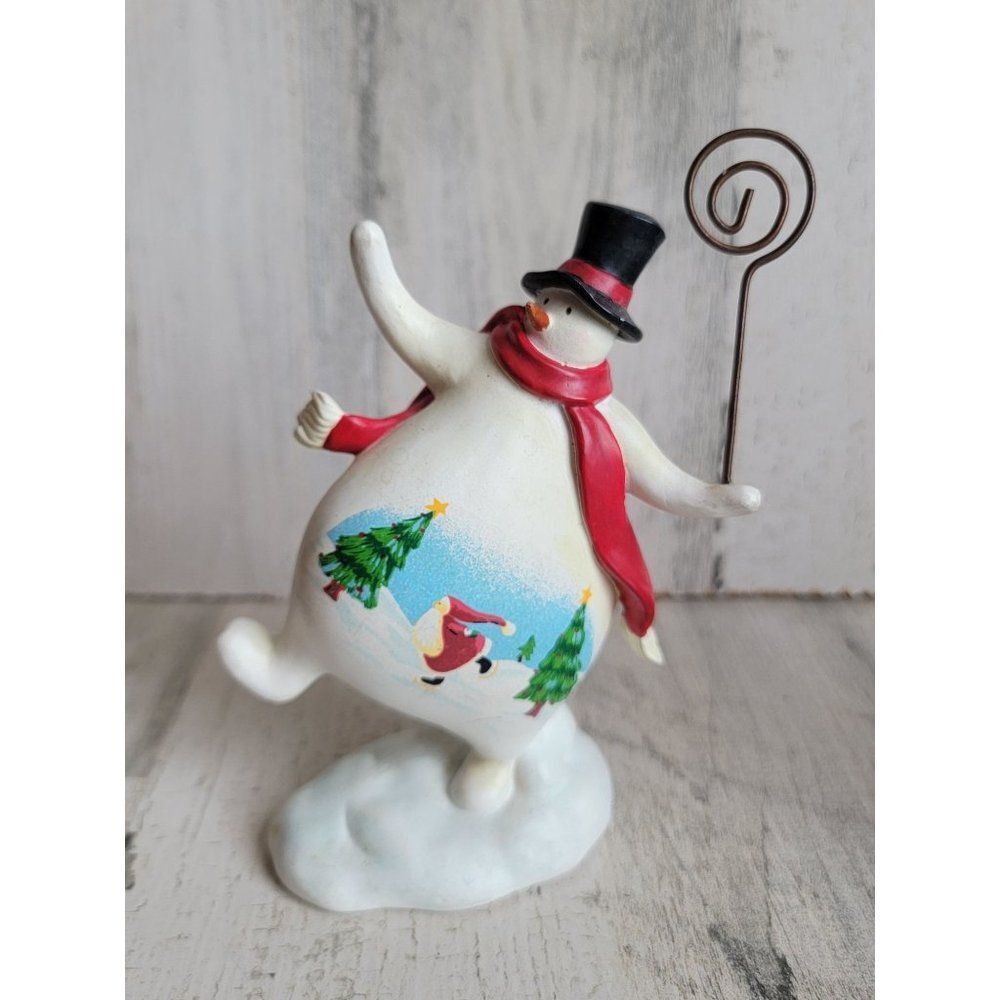 Russ moments of Wonder snowman photograph holder Xmas‎ figure